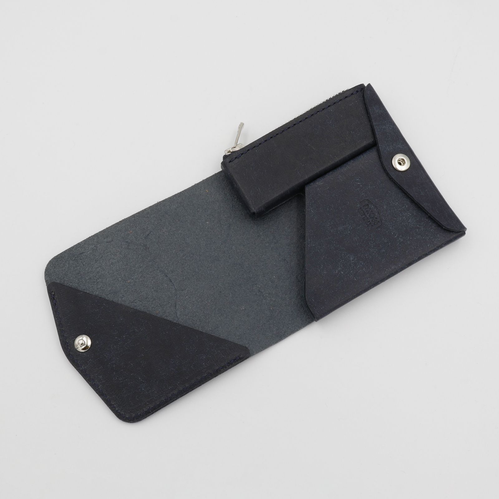 「小さく薄い財布SAKU ver.3 Pueblo」mavy