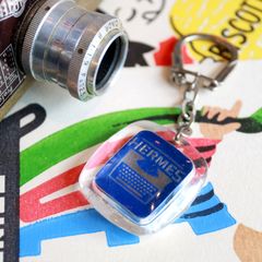 HERMES3000 タイプライター ブルボンキーホルダー