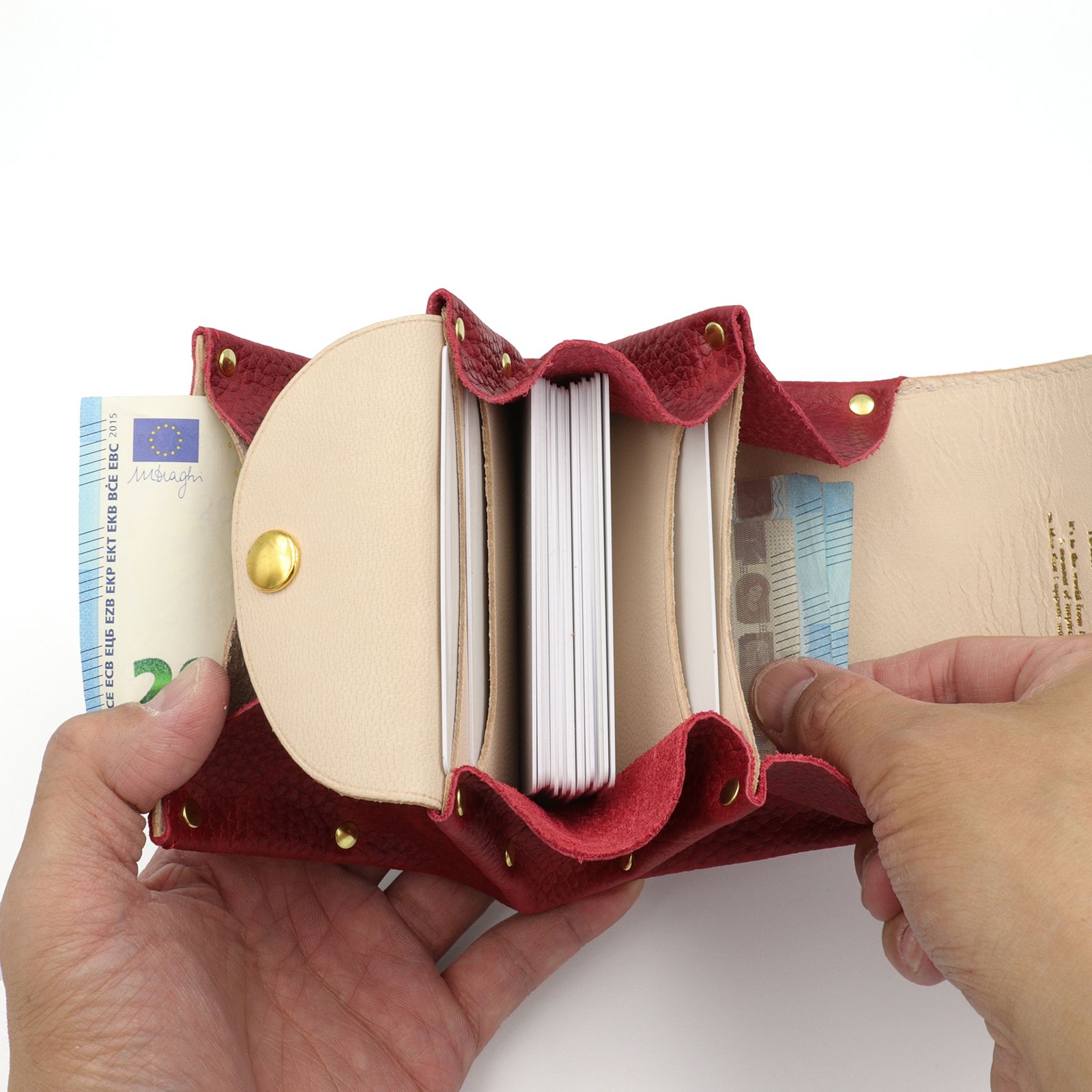 「アコーディオンウォレット」財布 ウーノ・グリーン