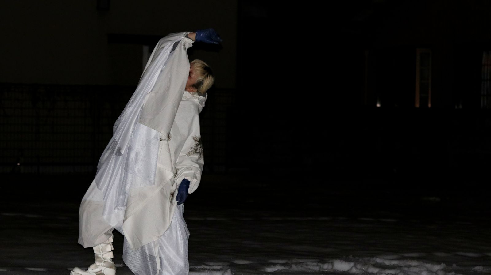 corne 10th anniversary item 「スノーカモ ポンチョ リメイク」 ドイツ 1960～70s