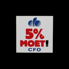 「CFO」ヴィンテージステッカー ヨーロッパ