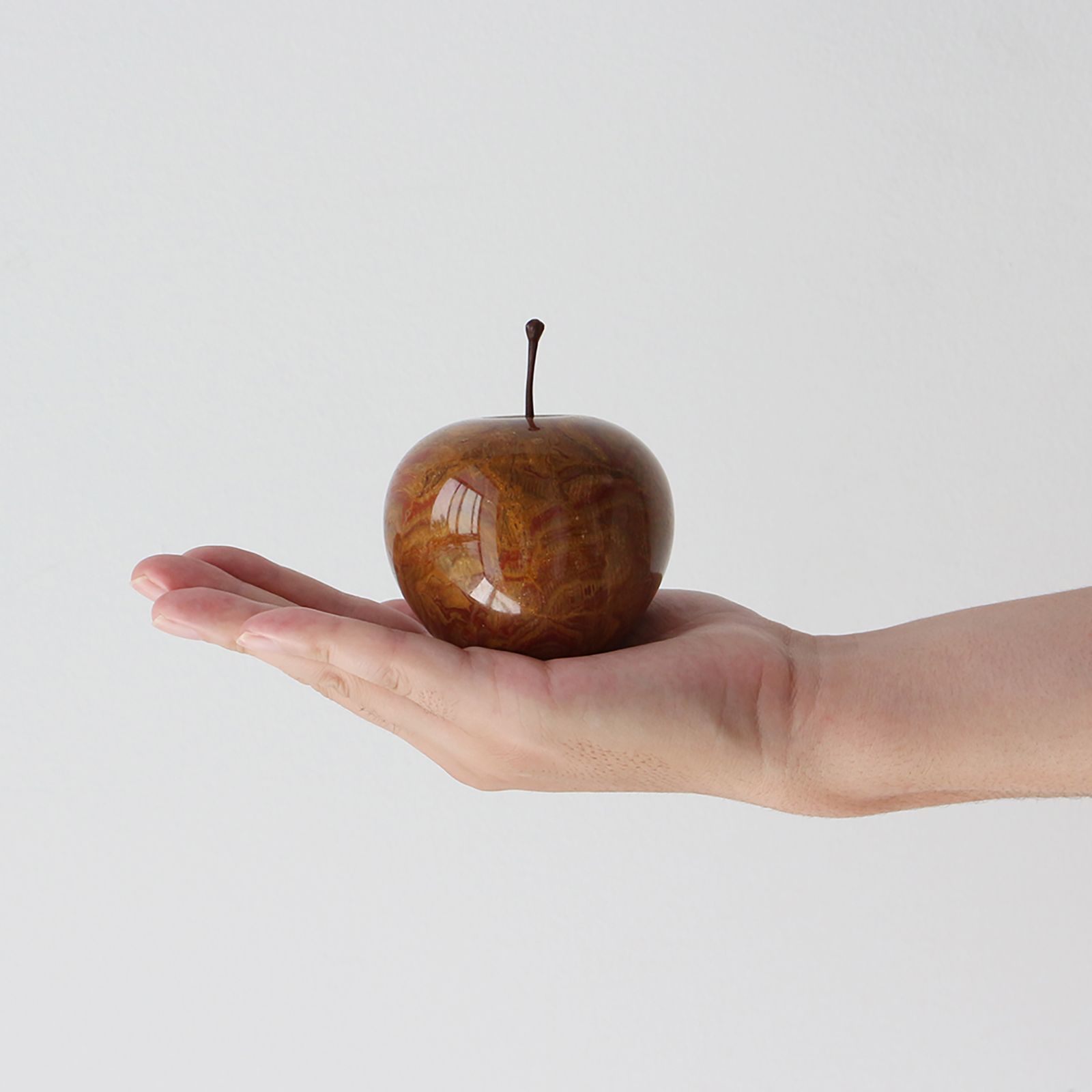 「Marble Apple Large」Brown