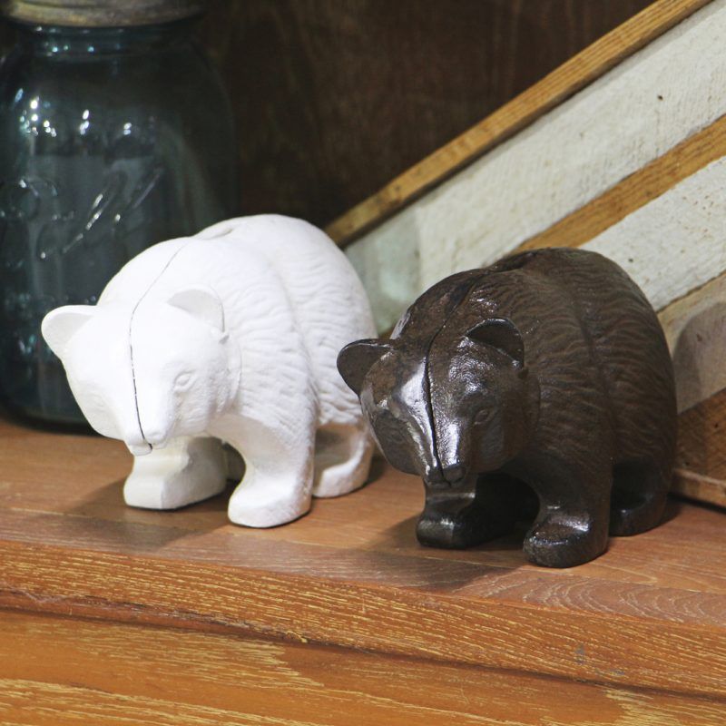 Iron Bear Bank "White"