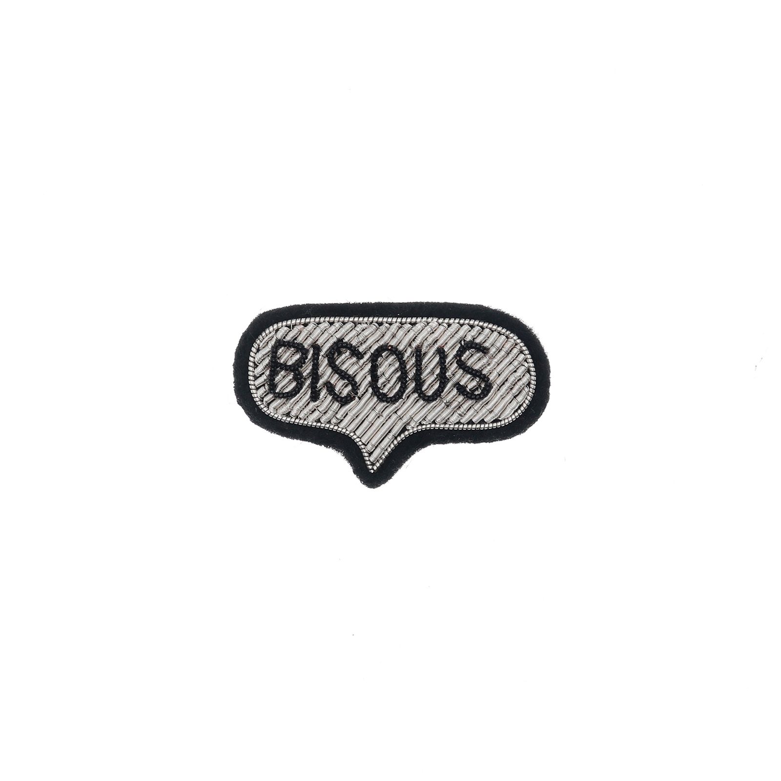 「Silver Bisous」ブローチ