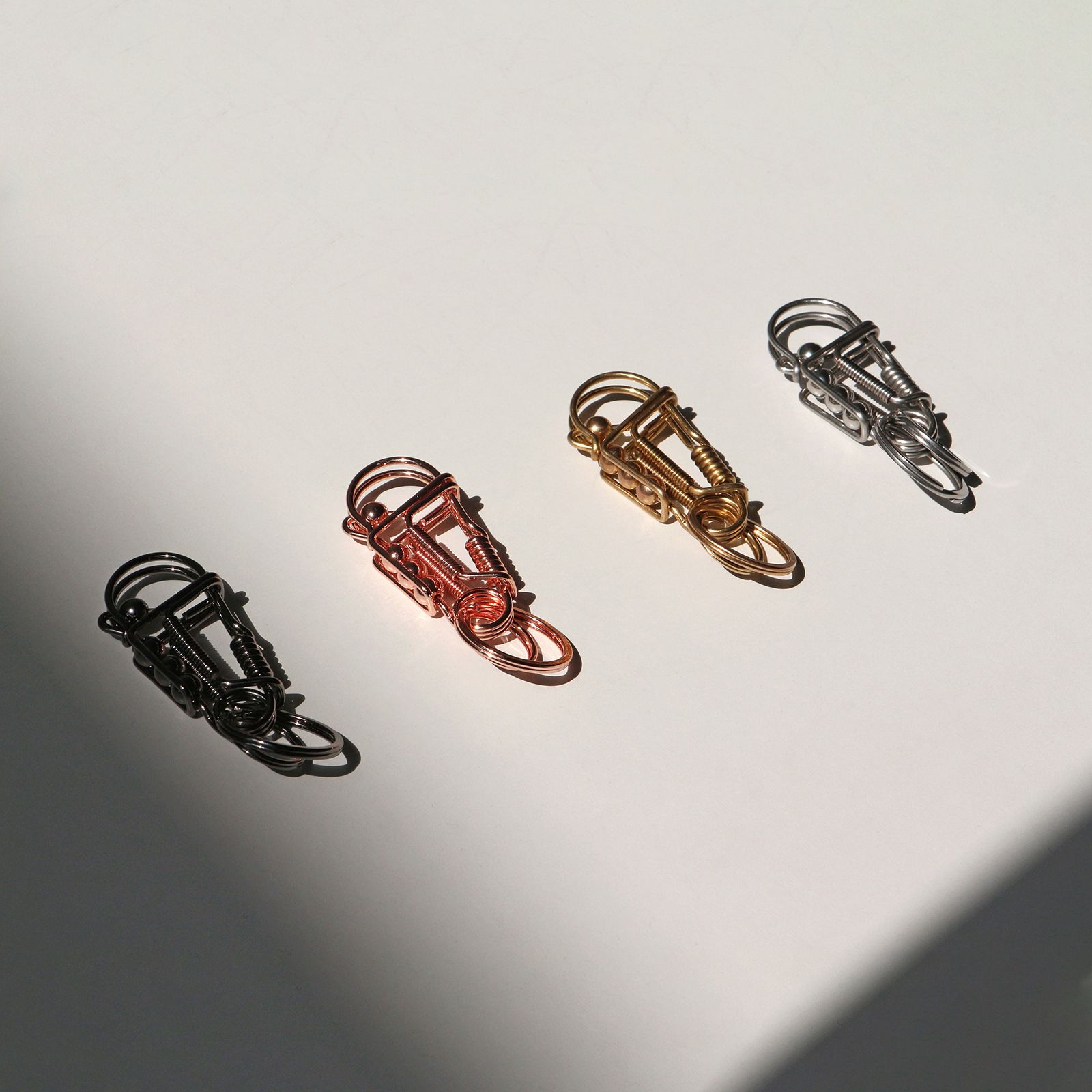 Metal Wire Carabiner ブラック