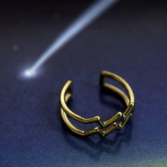 「horoscope ring Aquarius」リング みずがめ座 ゴールド
