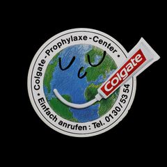 「colgate」ヴィンテージステッカー ヨーロッパ