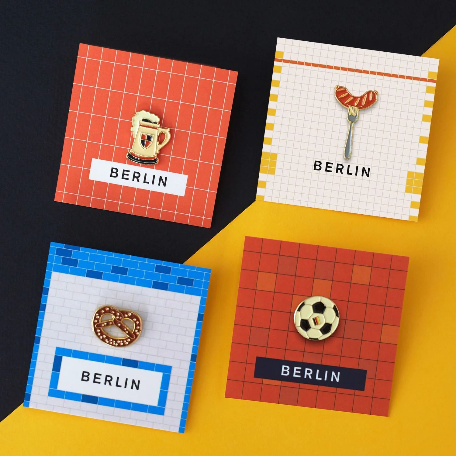 「Wurst」ピンズ ベルリンコレクション