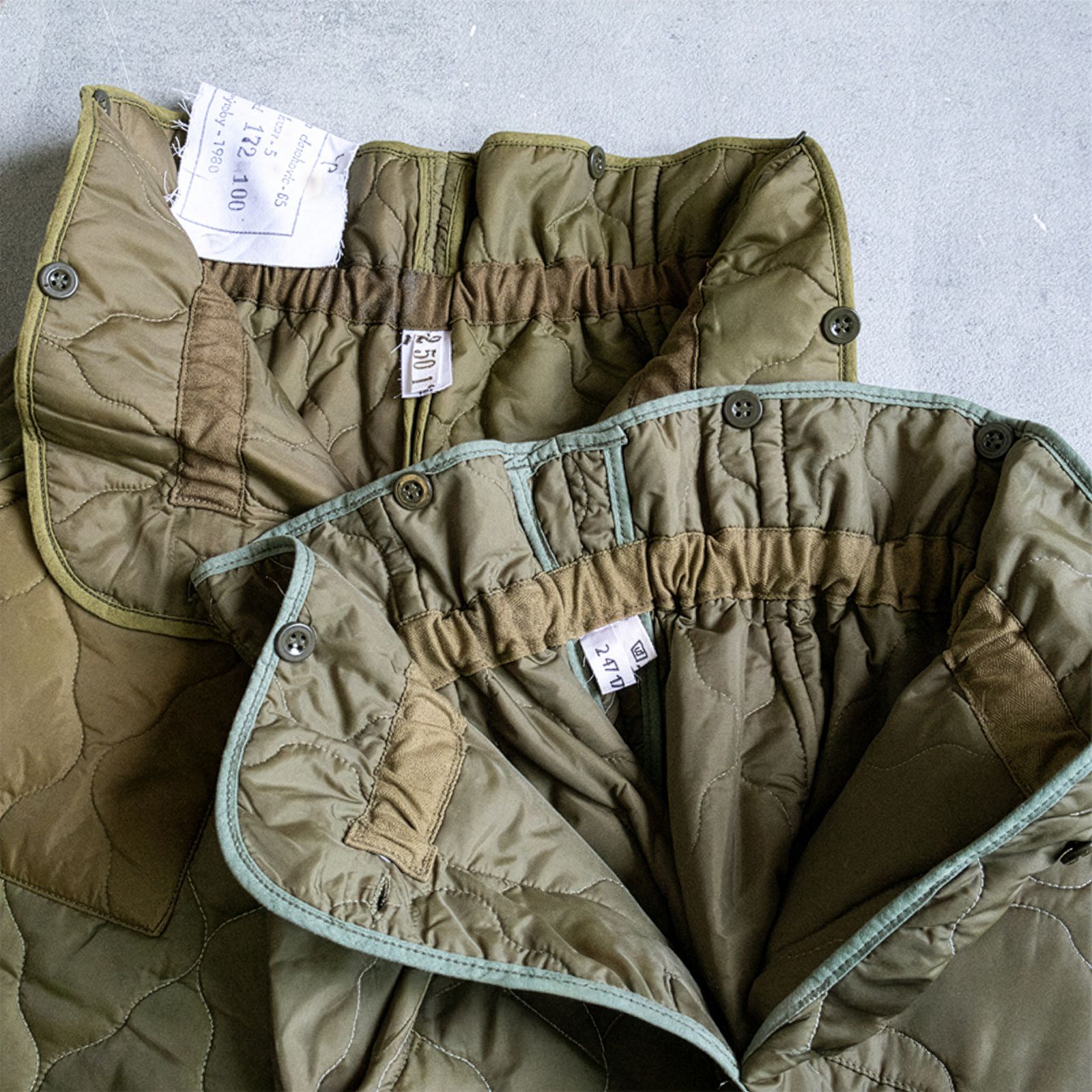 「M85 リメイクライナーパンツ」デッドストック/リメイク チェコ