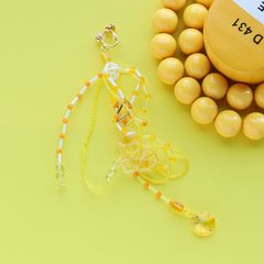 「Himmeli ドレス」イヤリング（片耳） イエロー【collection de couleurs de sachikoism】