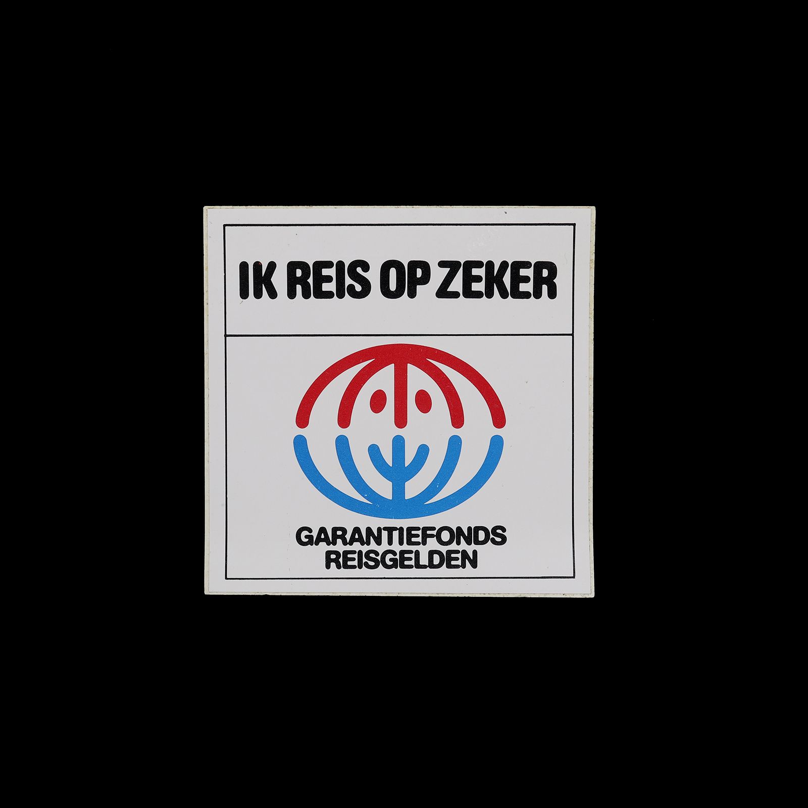 「GARANTIEFONDS REISGELDEN」ヴィンテージステッカー ヨーロッパ