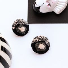 「TRIBO ジオメトリック」イヤリング モノトーン【collection de couleurs de sachikoism】