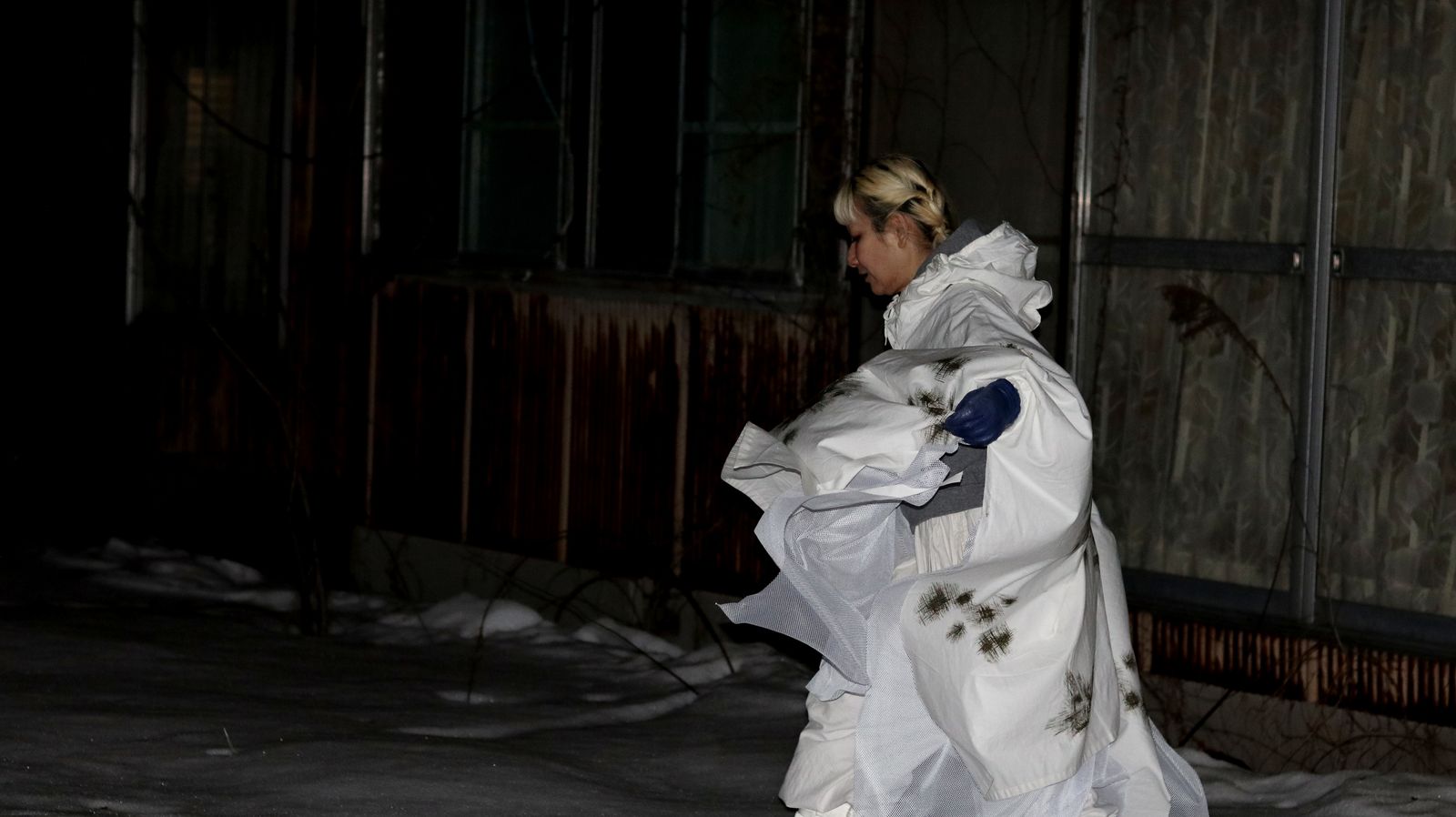 corne 10th anniversary item 「スノーカモ ポンチョ リメイク」 ドイツ 1960～70s