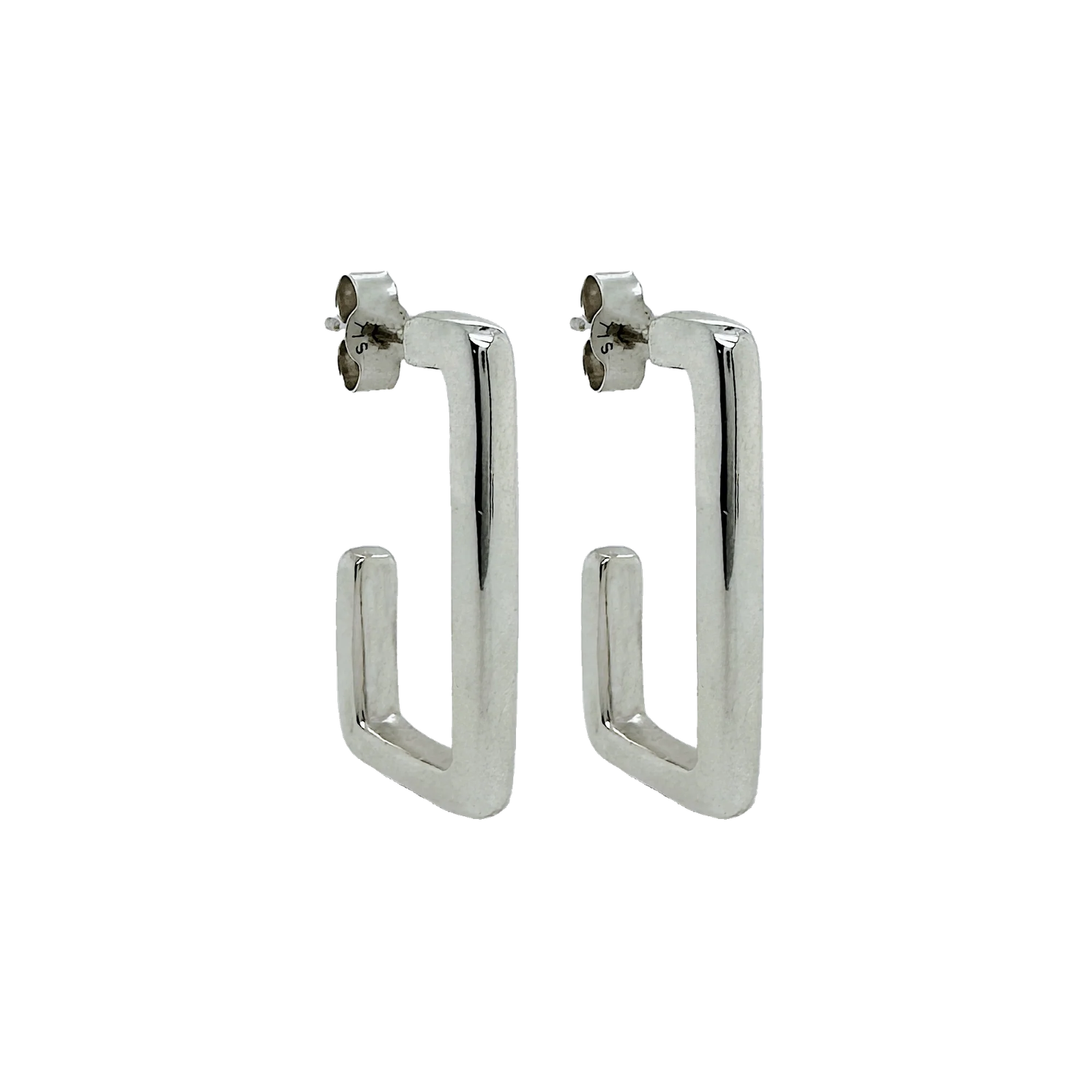 「Large Square Hoop Earring」ピアス（片耳）