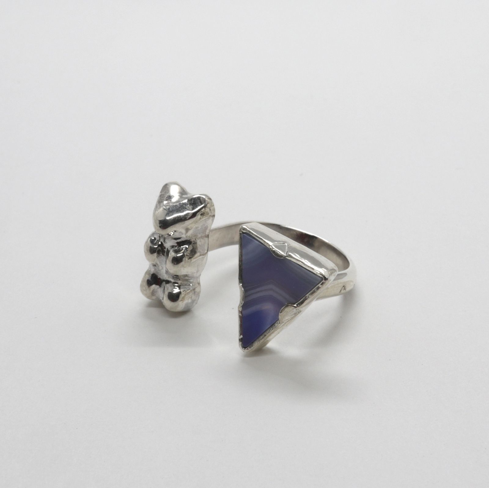 「Bear & Stone  Ring △」リング