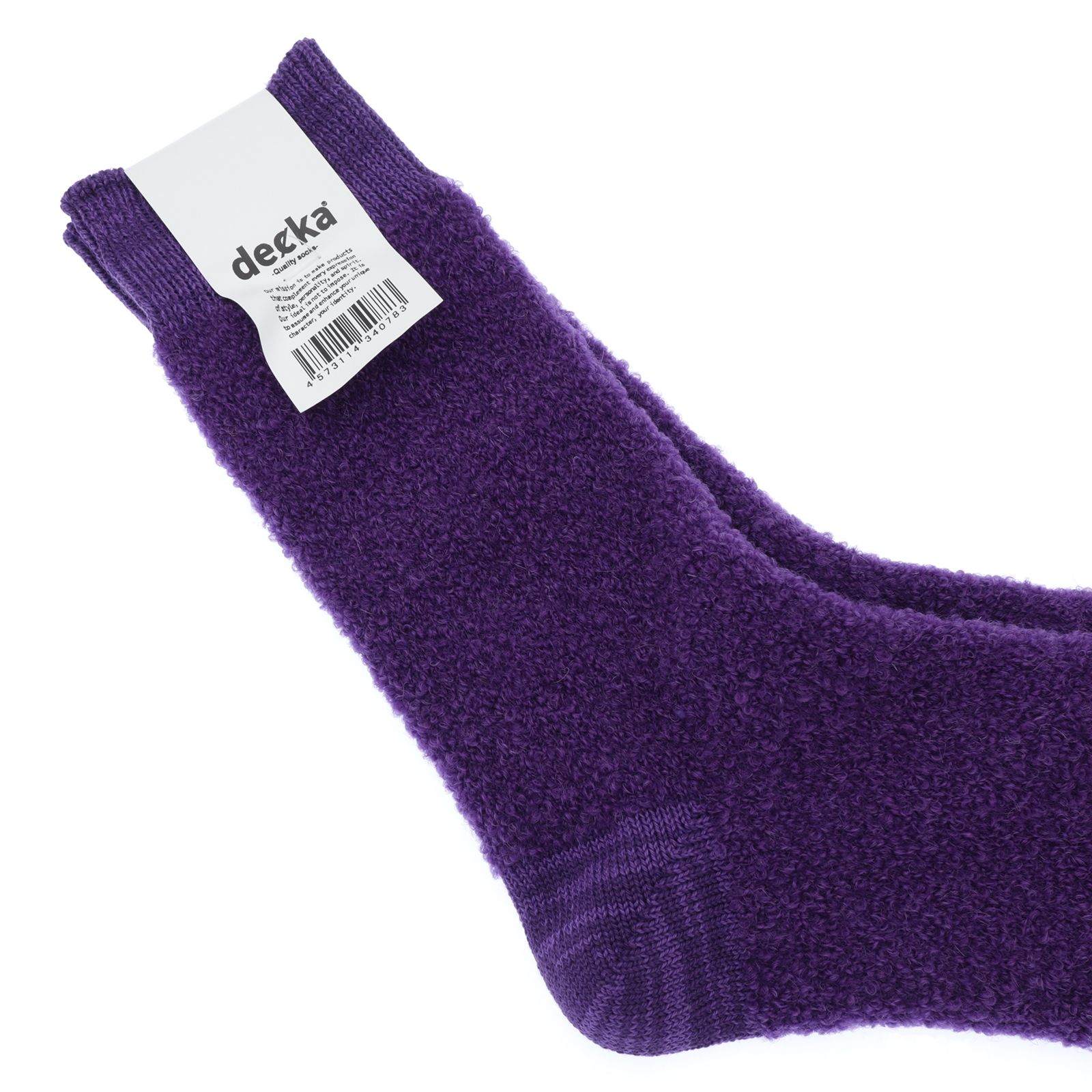 Baby Alpaca & Merino Wool Socks パープル 靴下