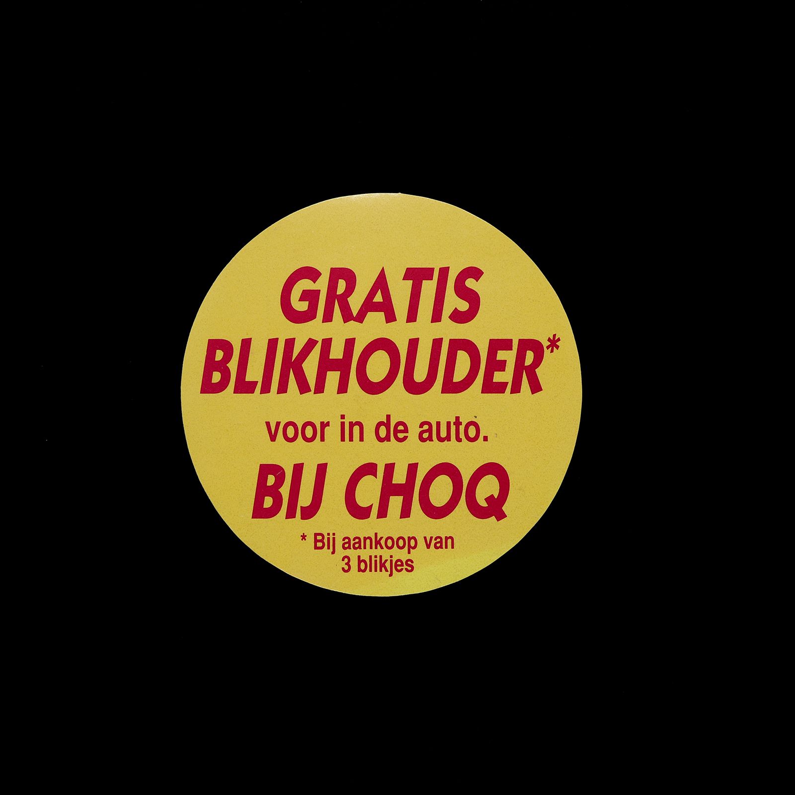 「BIJ CHOQ」ヴィンテージステッカー ヨーロッパ