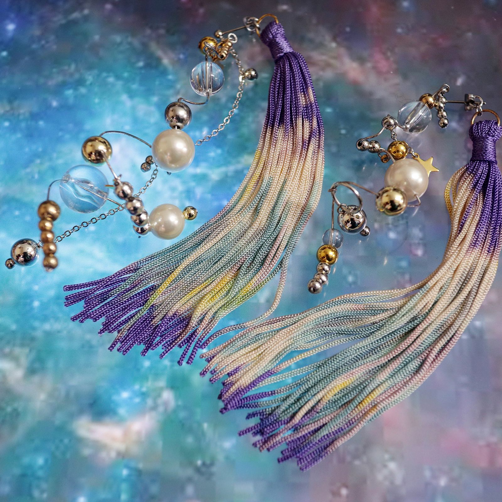 「TEO Cosmos」ピアス【La cosmologie de sachikoism】