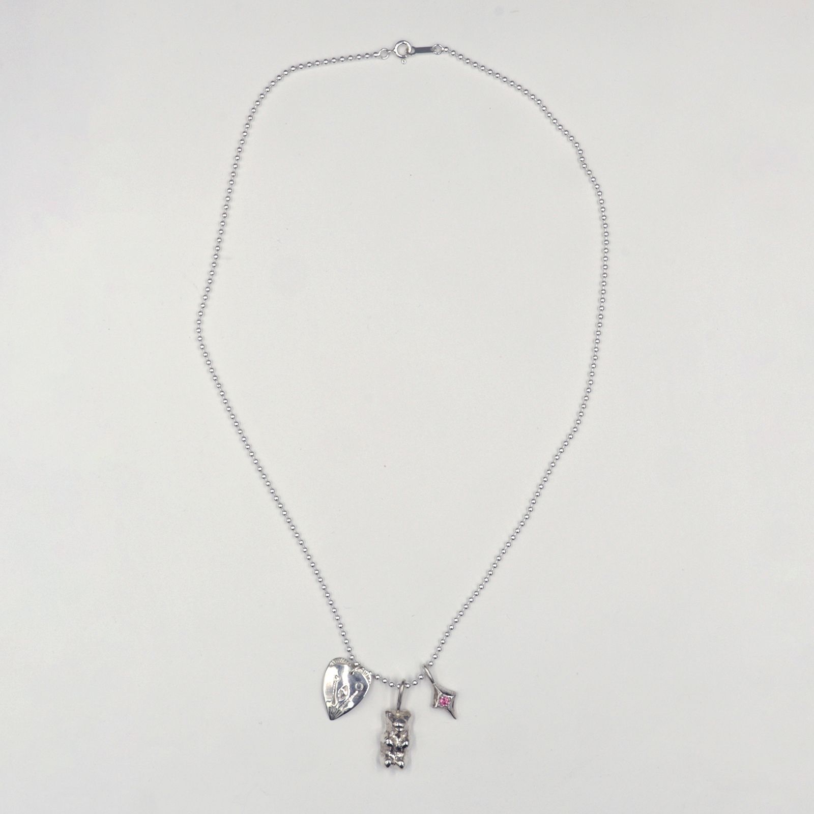 「BAER 3 CHARM NECKLACE」ネックレス
