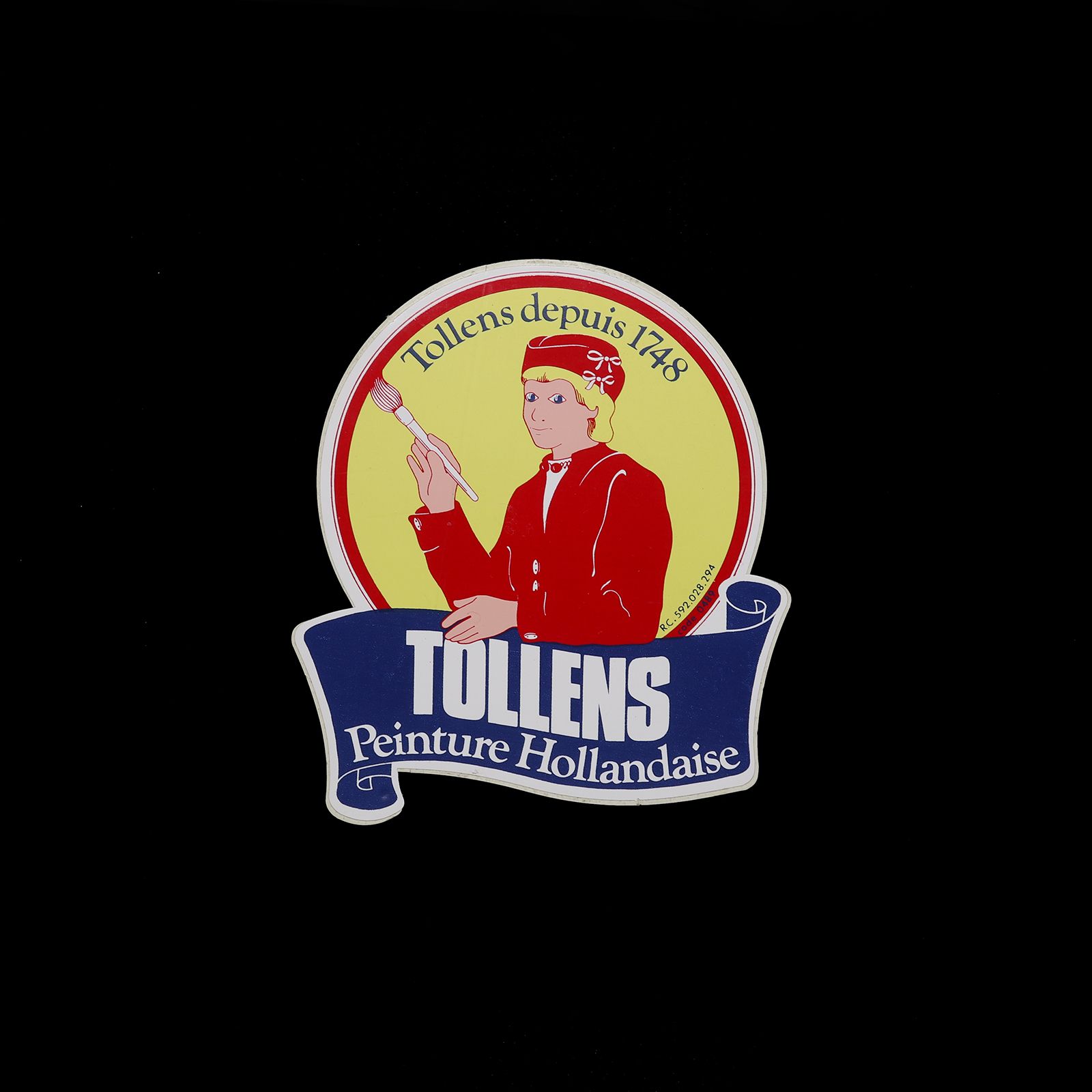 「TOLLENS」ヴィンテージステッカー ヨーロッパ