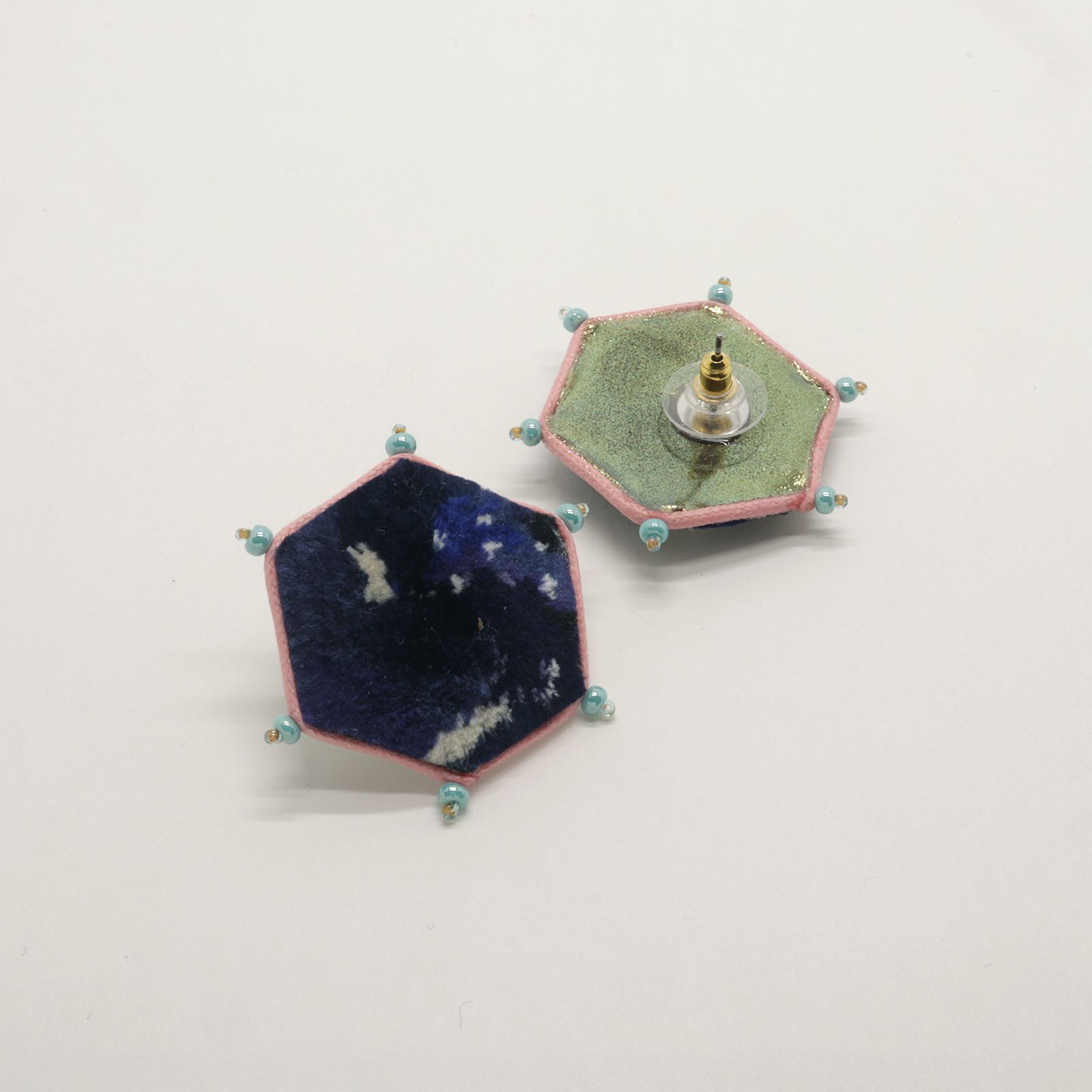 「TRIBO Hexagon」ピアス【La cosmologie de sachikoism】