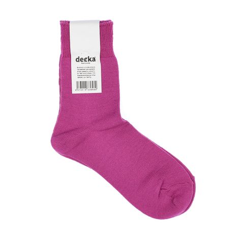 Mercerized Socks GIZA パープル 靴下