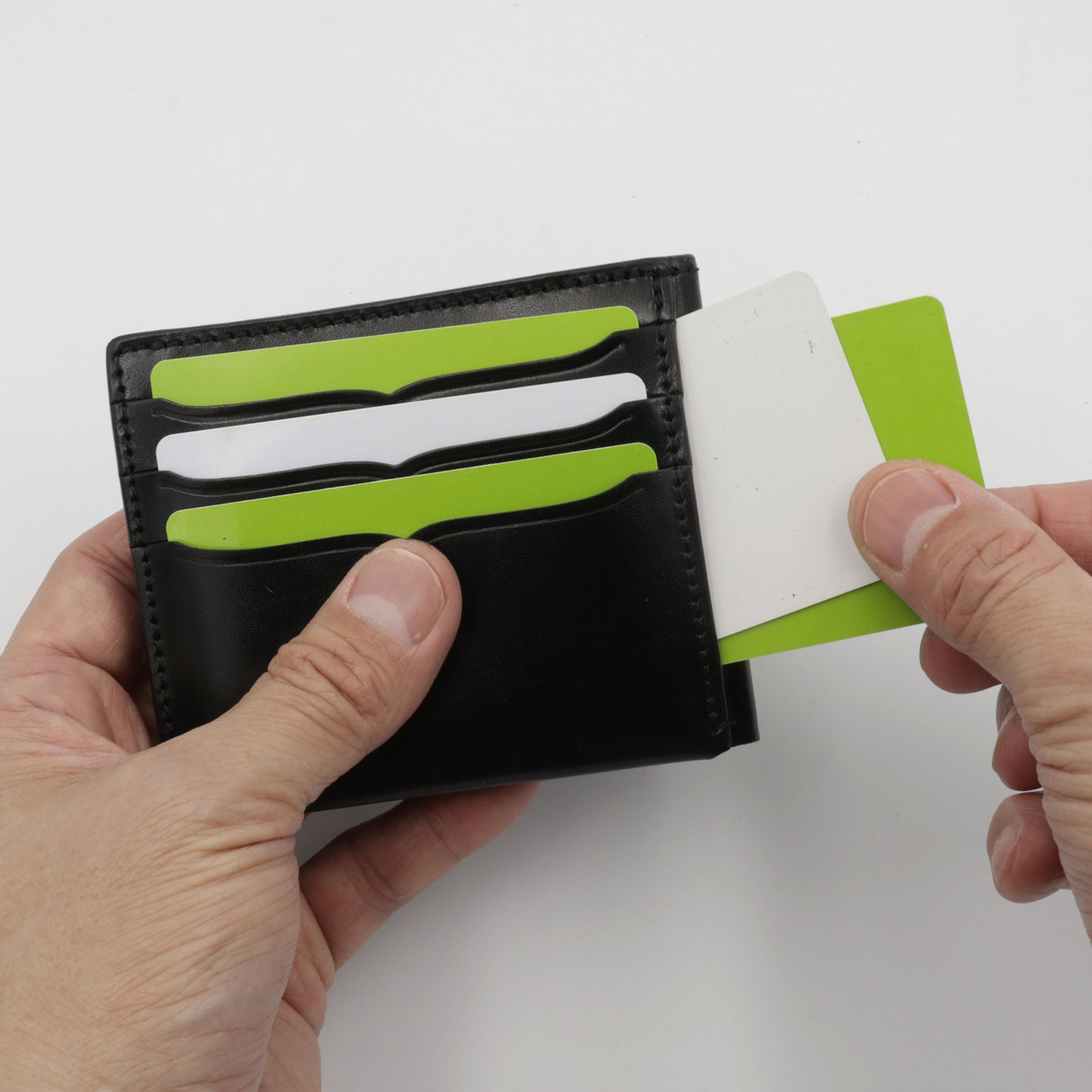 【Dual】スリムウォレット サドルプルアップ ブラック