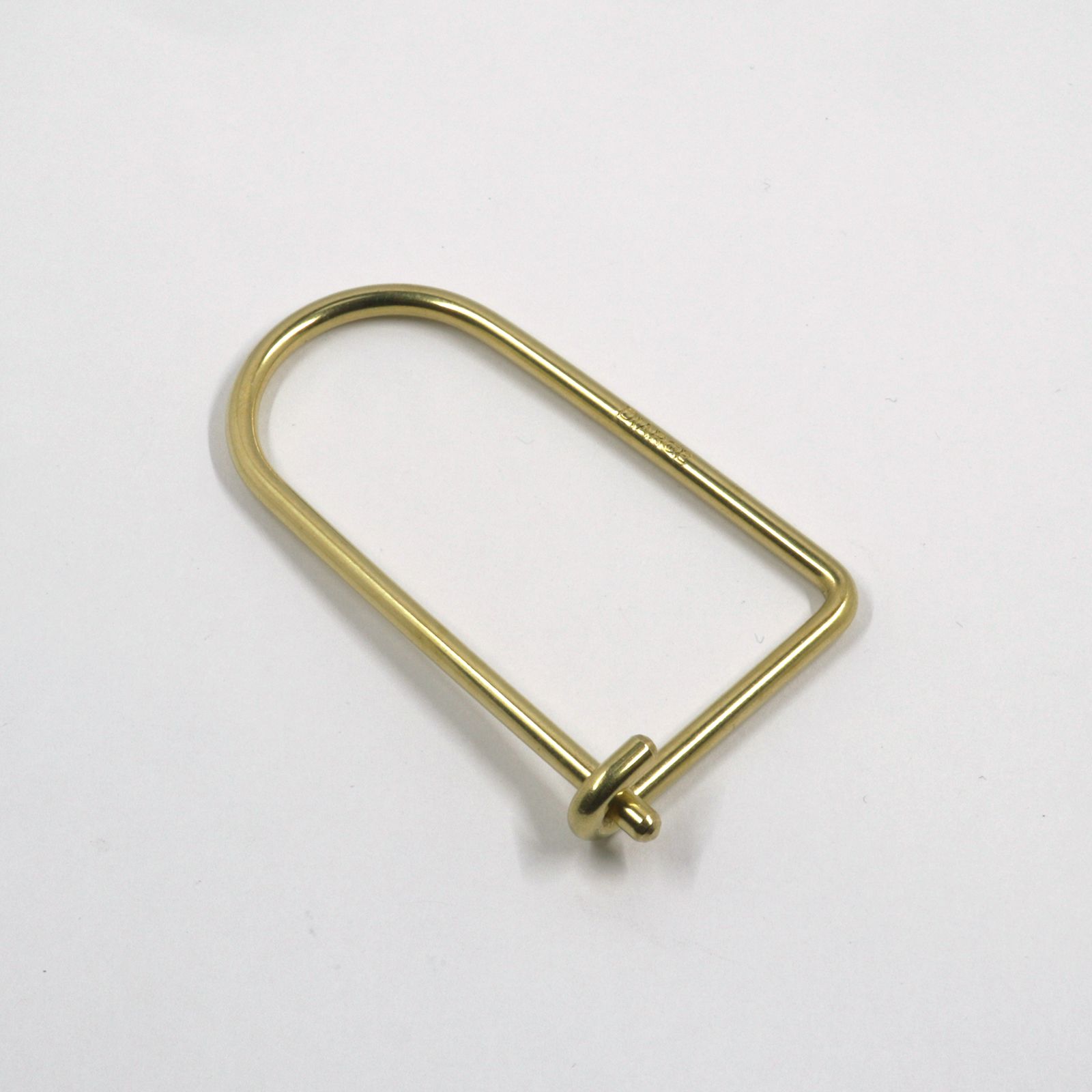 「SINGLE LINE KEYRING」キーリング ゴールド