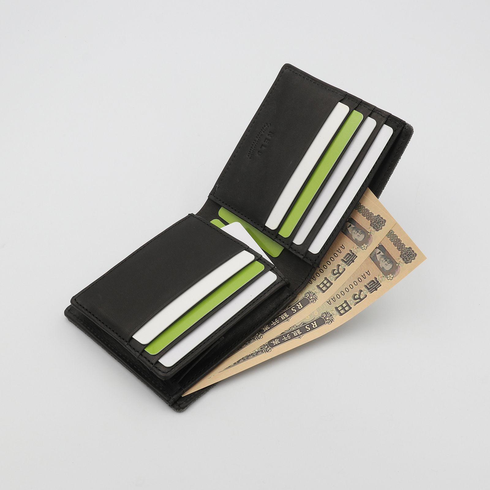 「ZOU」短財布 グレー