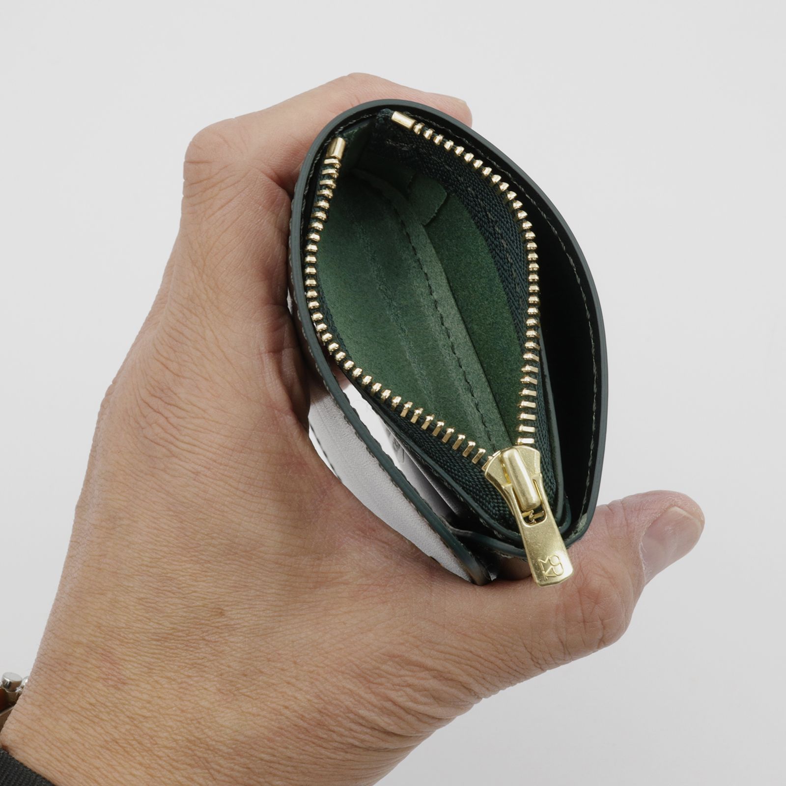 「小さく薄い財布SAKU ver.3 Plus Rugato」green