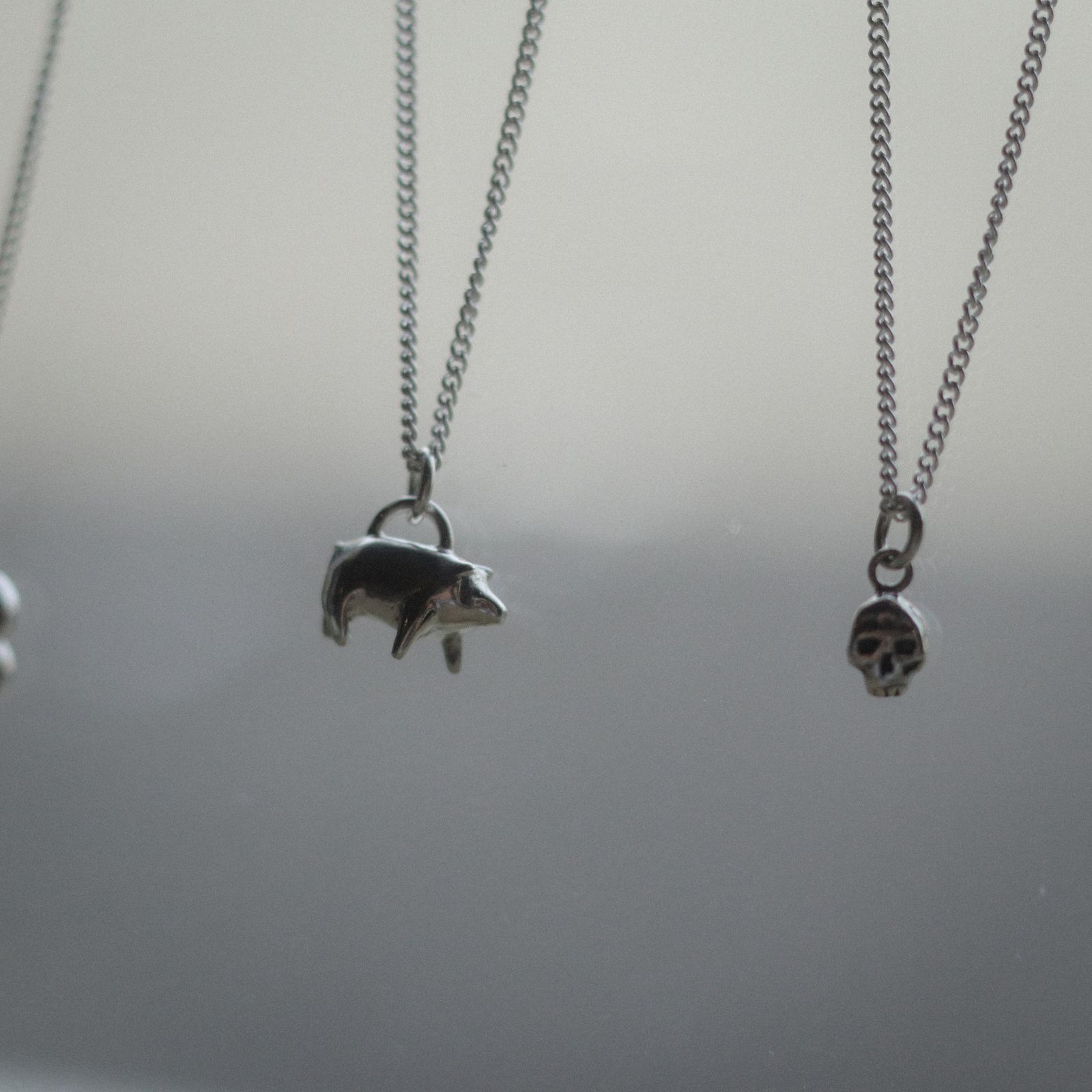 「Tiny Skull Necklace」ネックレス