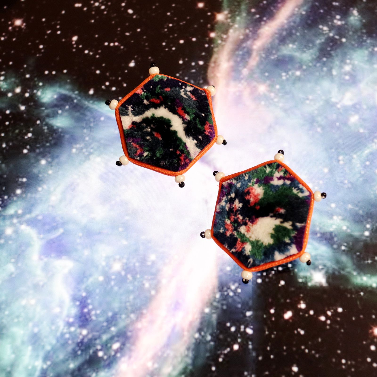 「TRIBO Hexagon」イヤリング【La cosmologie de sachikoism】