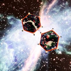 「TRIBO Hexagon」イヤリング【La cosmologie de sachikoism】