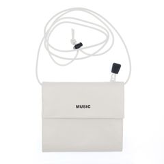 「MUSI Wallet」ショルダーウォレットL ホワイト