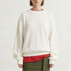 Acrylic Wool Thermal Shirt ホワイト