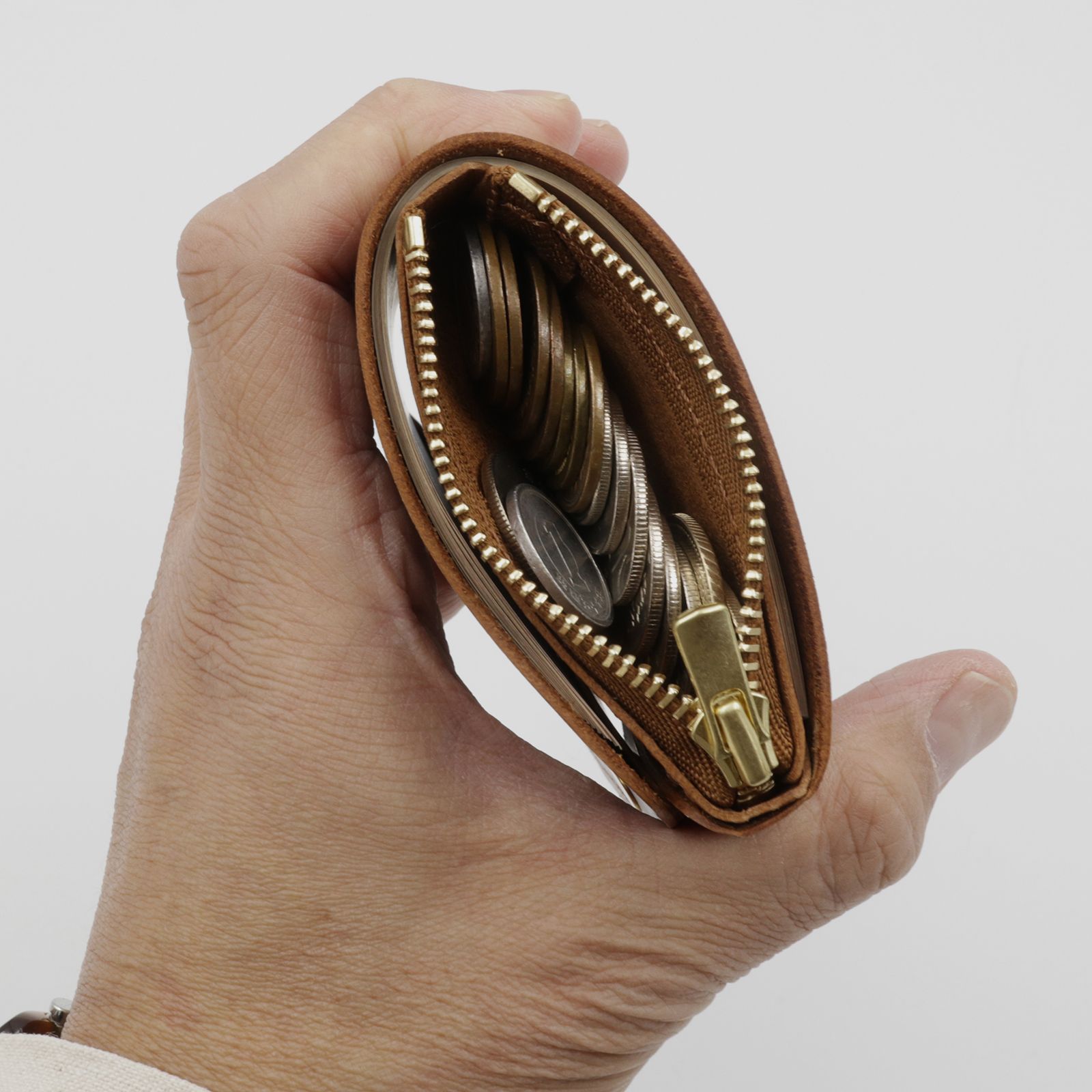 「小さく薄い財布SAKU ver.3 Buttero」darknavy