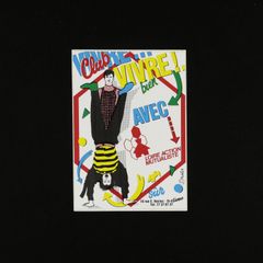「Club VIVRE」ヴィンテージステッカー ヨーロッパ
