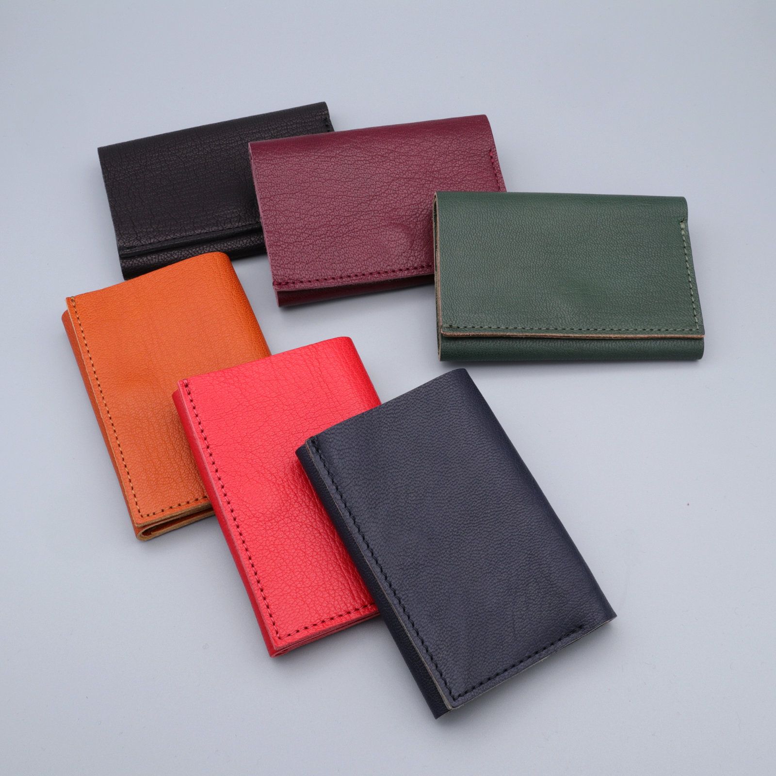 「straccio goat II」ミニ財布 レッド