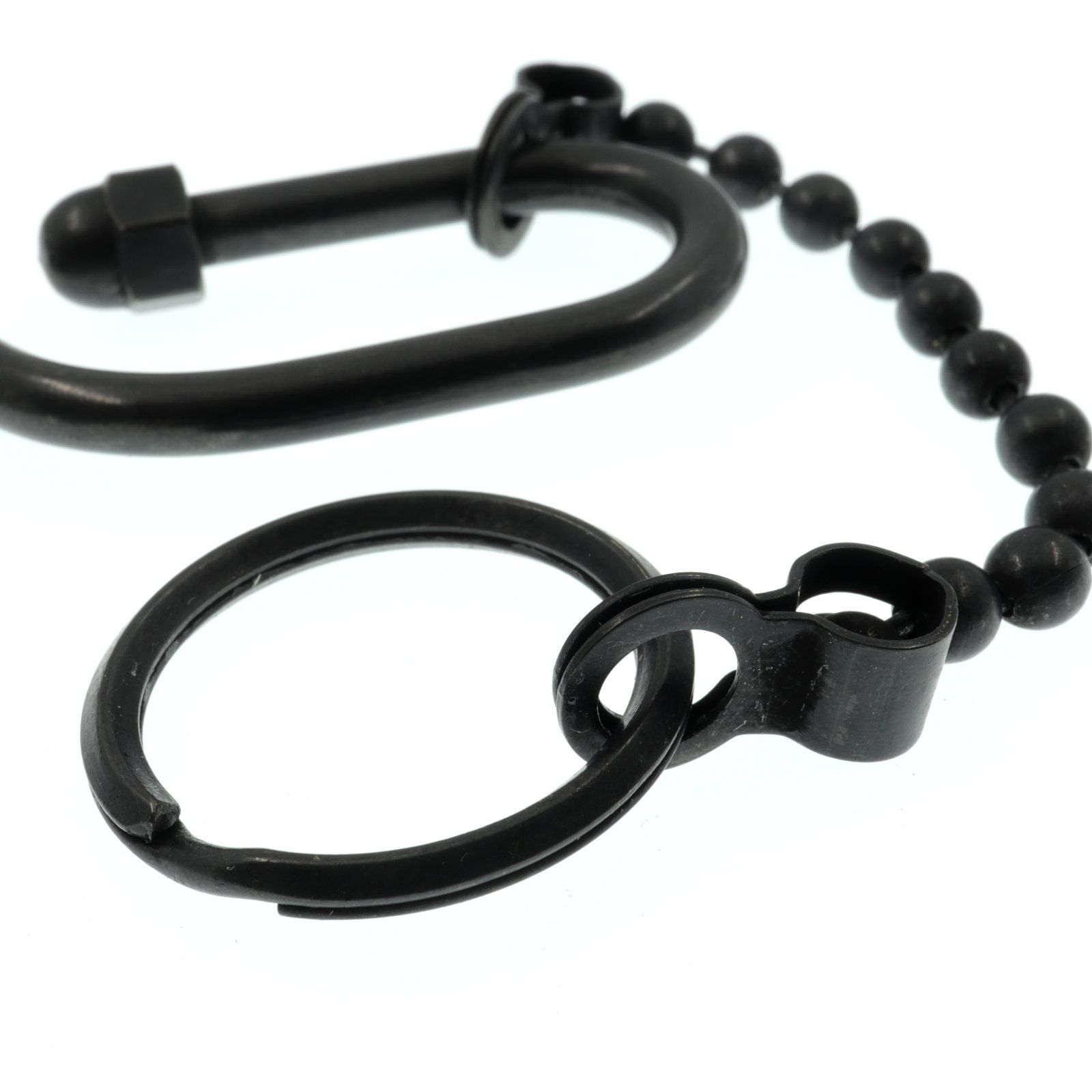 「CAPTAIN HOOK KEY RING」キーリング ブラック