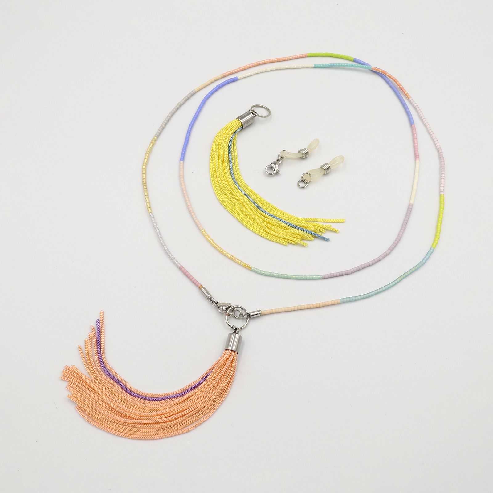 「LINE」グラスチェーン/ネックレス