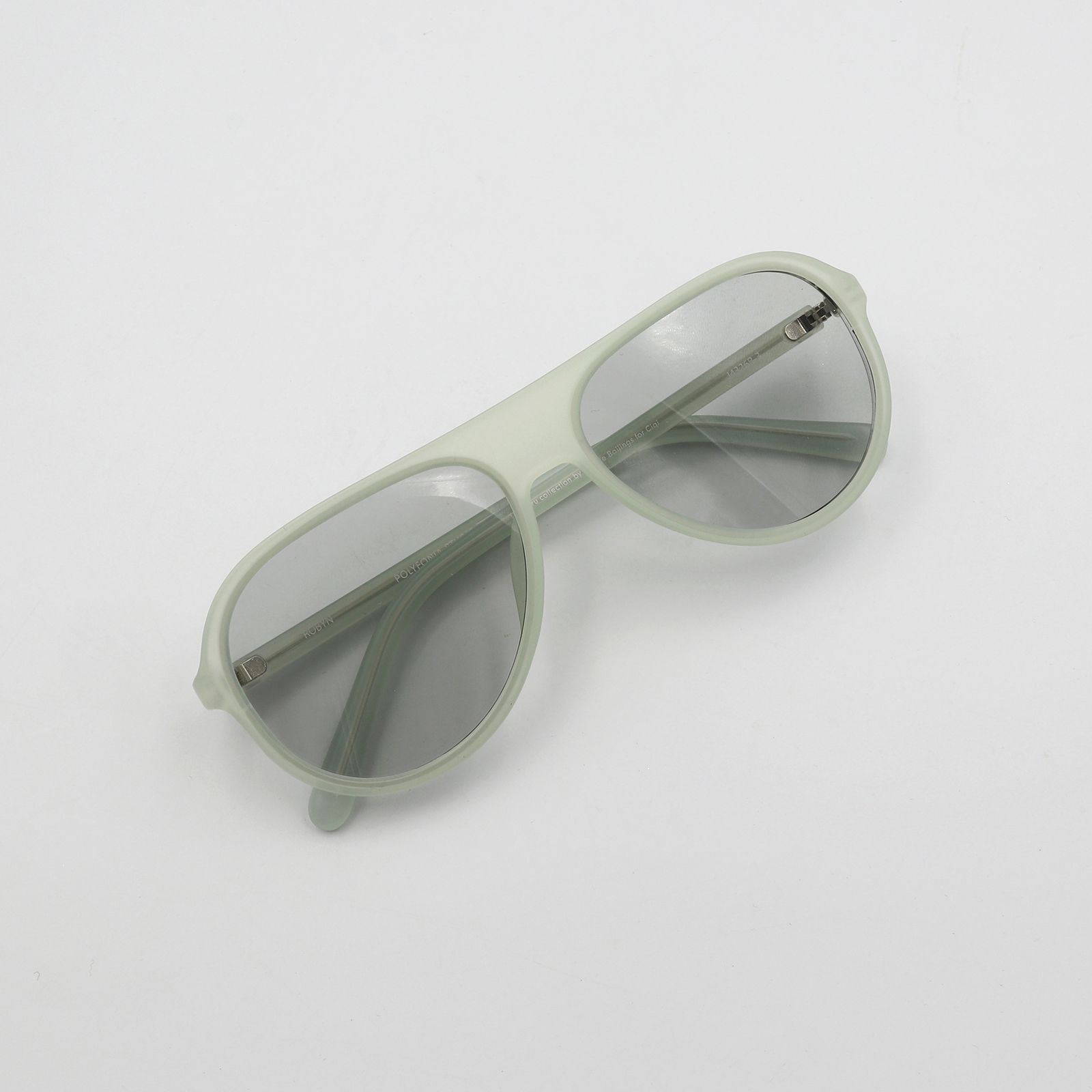 「Robyn」POLYFONIA STUDIO Session "Carole Baijings  Ciqi" Sunglasses Ice Green x Light Gray Lens