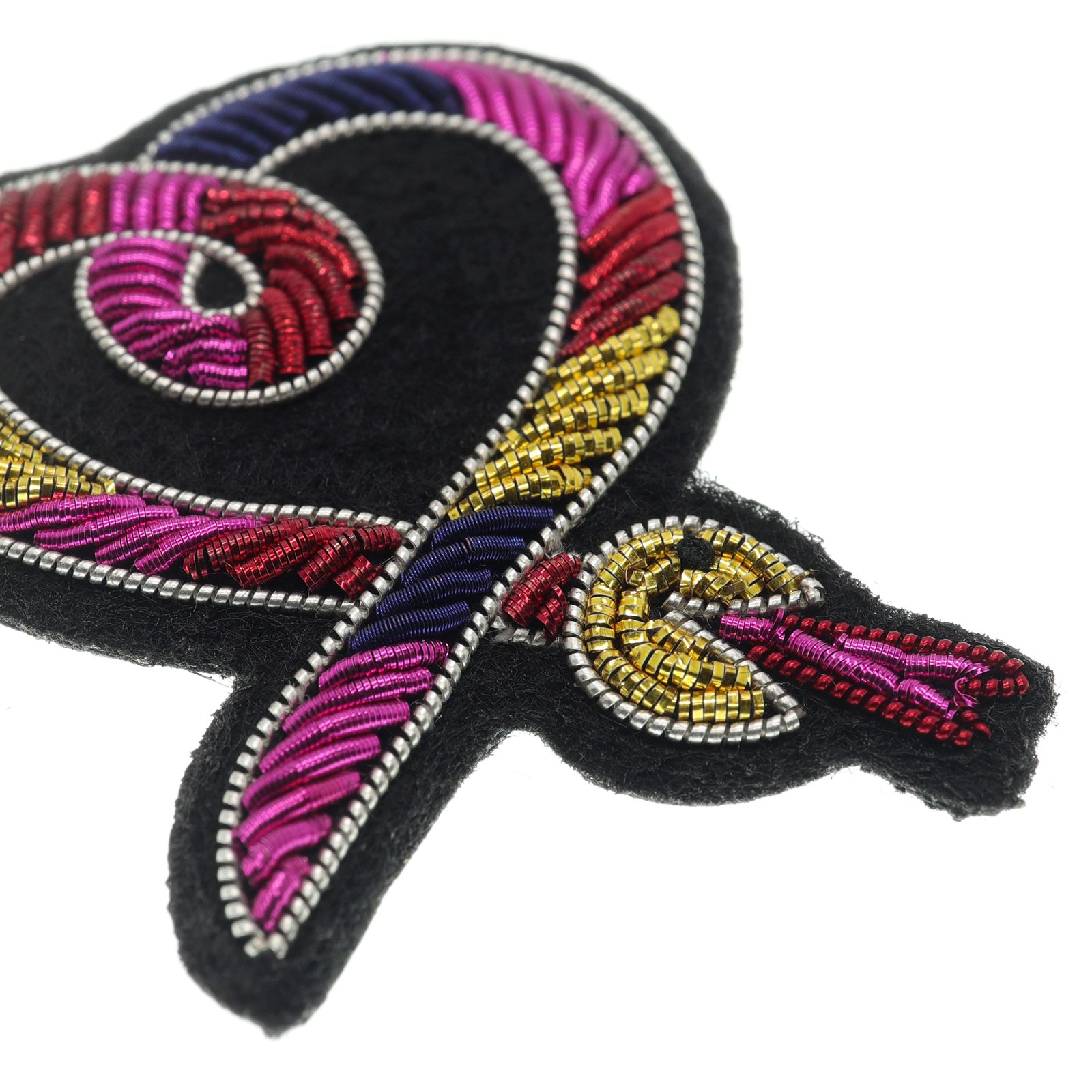 「Heart Snake」ブローチ