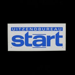「UITZENDBUREAU START」ヴィンテージステッカー ヨーロッパ