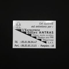 「L'ENTREPRISE Gilles ANTRAS」ヴィンテージステッカー ヨーロッパ