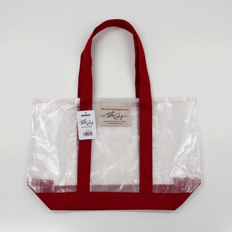 「PE TOTE BAG S」レッド