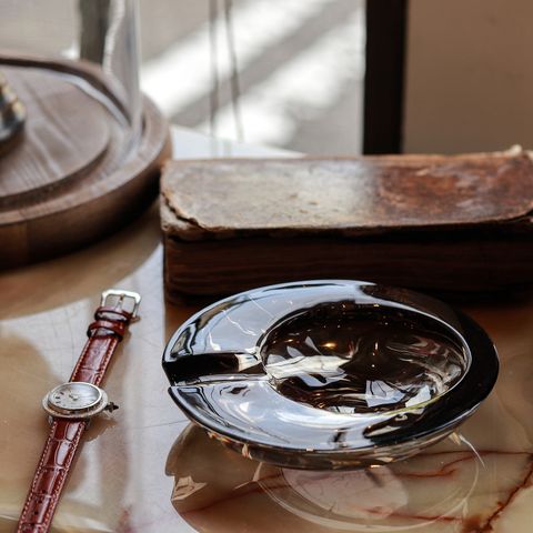 「GLASS ASHTRAY」グレー