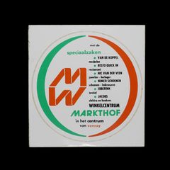 「WINKEKCENTRUM MARKTHOF」ヴィンテージステッカー ヨーロッパ