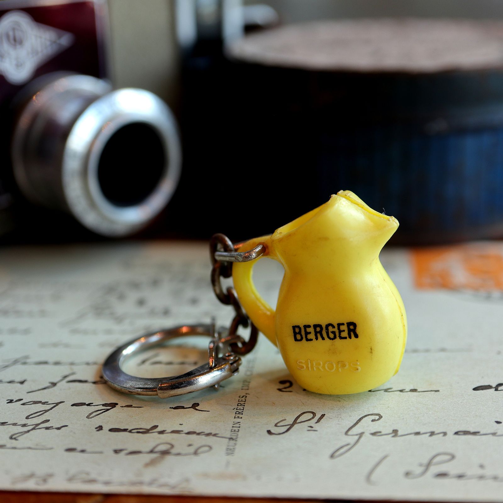BERGER シロップジャー フレンチキーホルダー