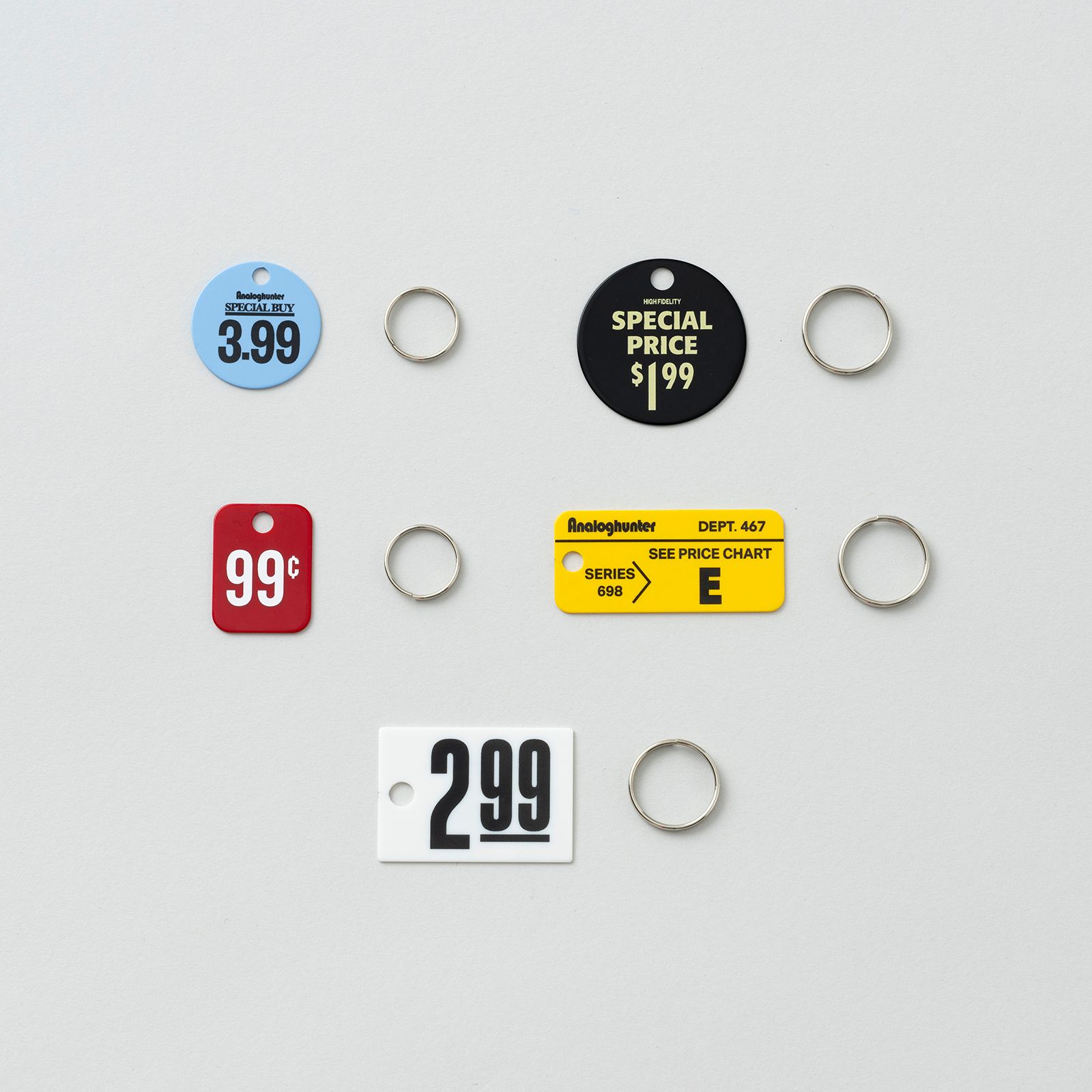 CANDY DESIGN & WORKS - 「ANALOG HUNTER PRICE TAG KEY PLATE