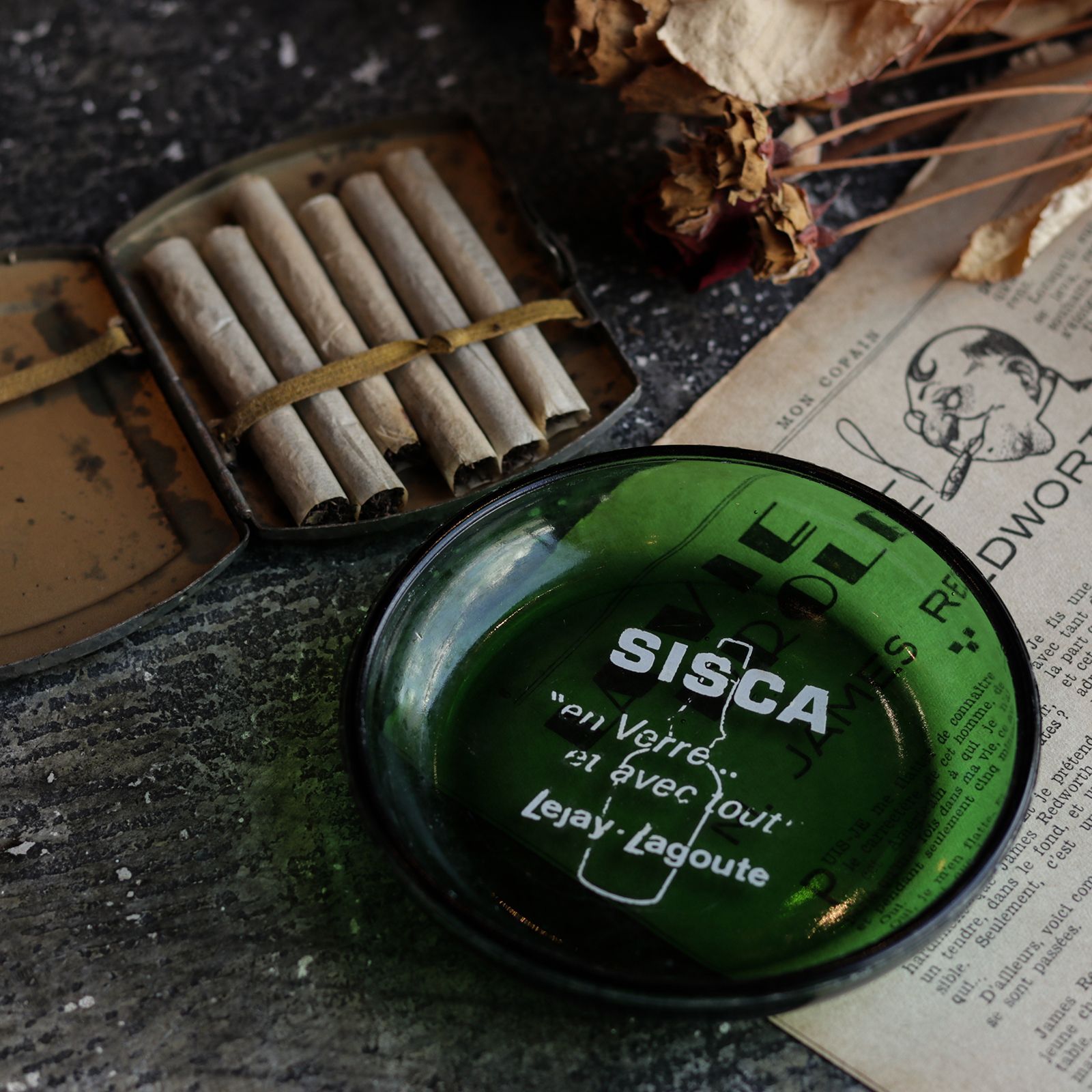 SISCA 灰皿 リキュール 1970s フランス